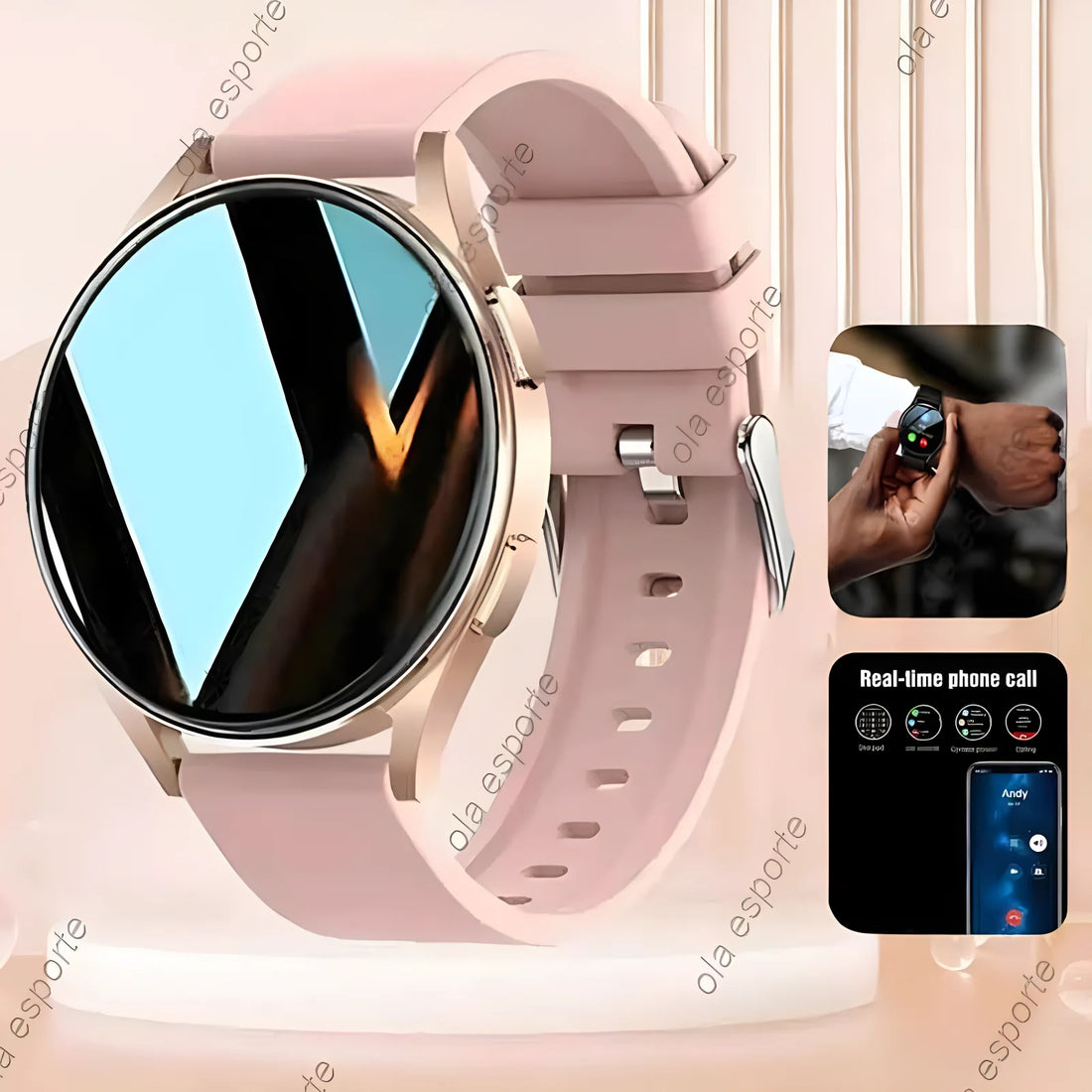 Montre Connectée Kayrox Pro – Cardio, SpO2 &amp; Appels Bluetooth