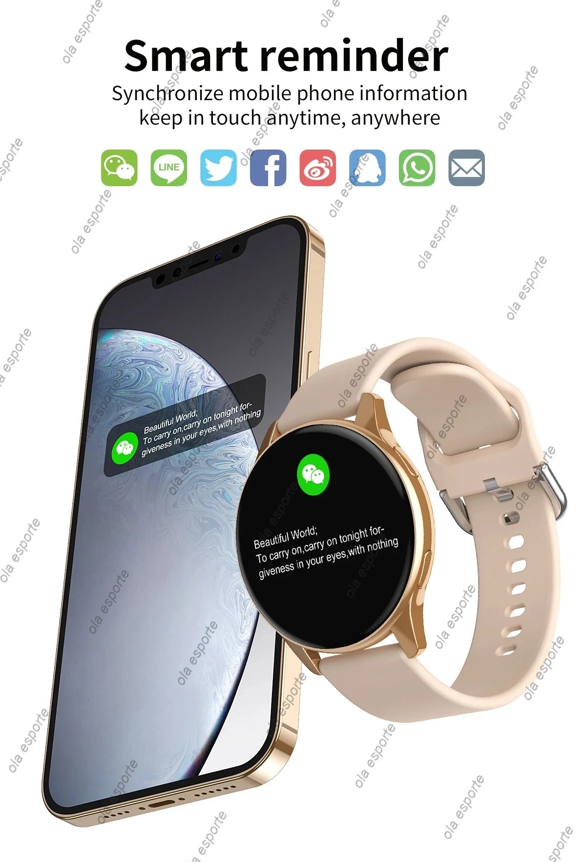 Montre Connectée Kayrox Pro – Cardio, SpO2 &amp; Appels Bluetooth